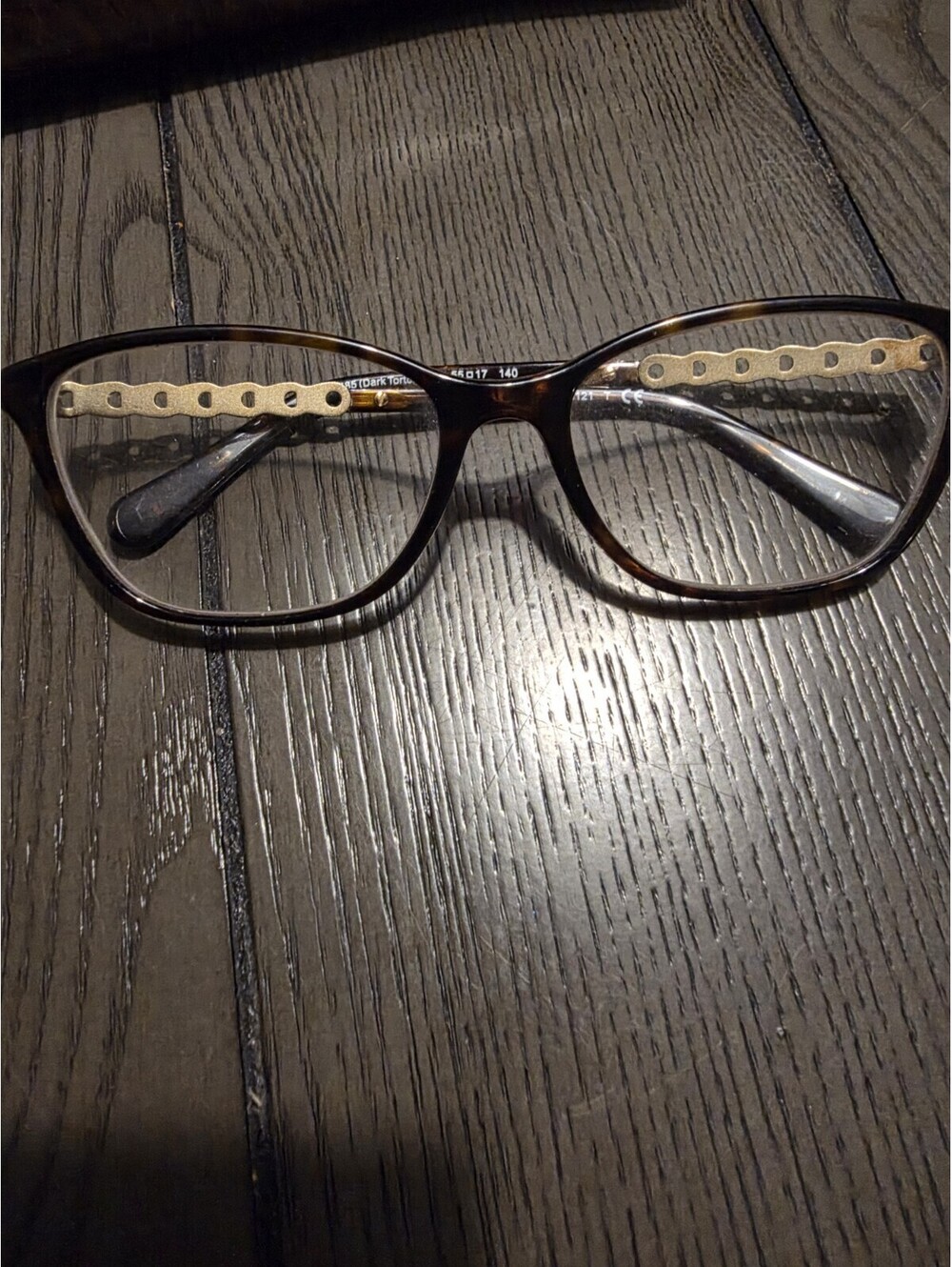 COACH HC 6121 5518 HAVANA AUTHENTIC EYEGLASSES Pre Owned gently 53-17